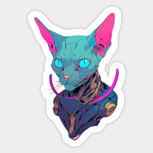 Cyberpunk Catz Sticker